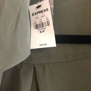 Express green portofino blouse